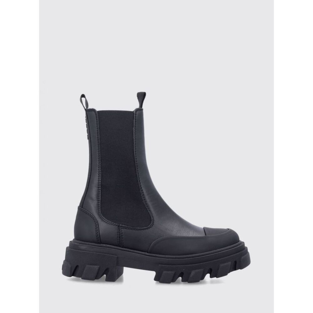 Ganni Boots Woman Black